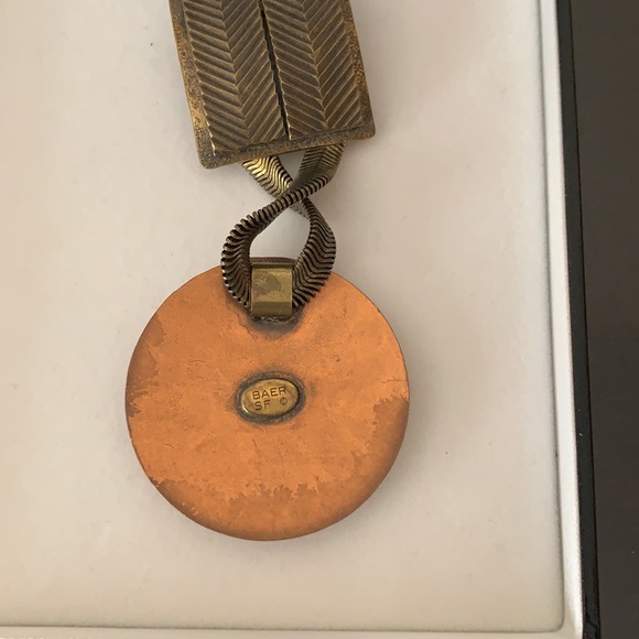 Artisan Marjorie BAER SF Metal Necklace Vintage - Picture 6 of 7